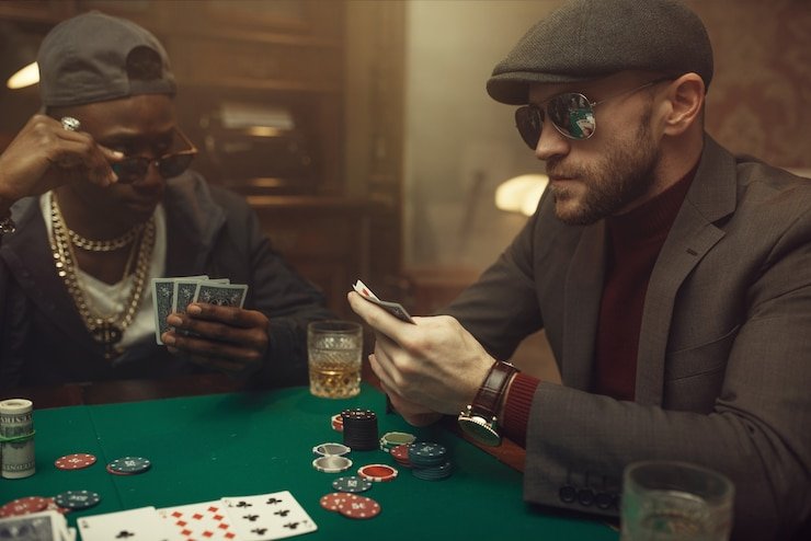 03 erek live BandarQ table with dealer and real-time card reveal